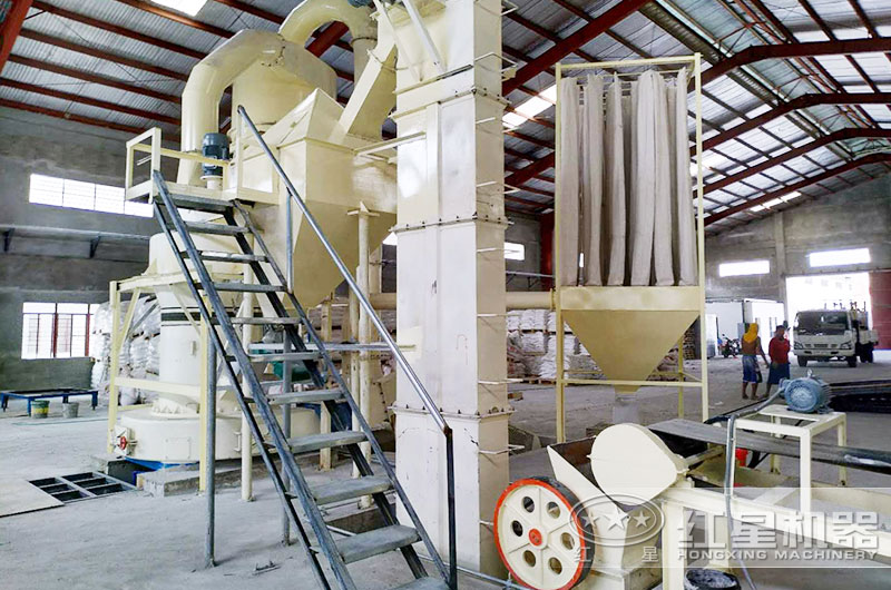 磨粉用戶生產現場，能夠滿足多種規(guī)格磨粉使用